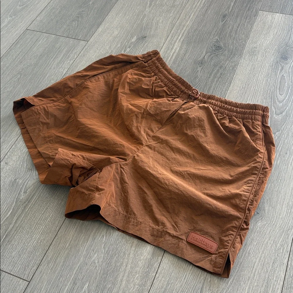 Women's Athletic Shorts in Brown - Lightweight Performance